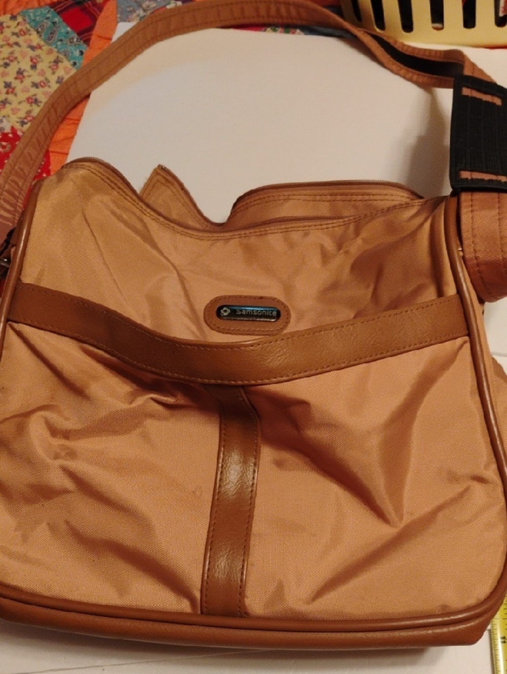 Samsonite Light Brown/Tan Messenger Bag for Men